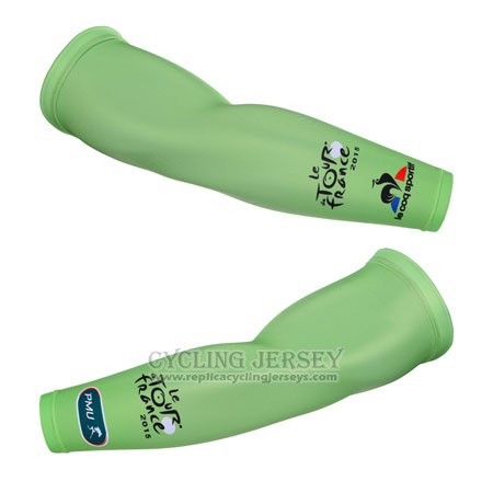 2015 Tour de France Arm Warmer Cycling Green